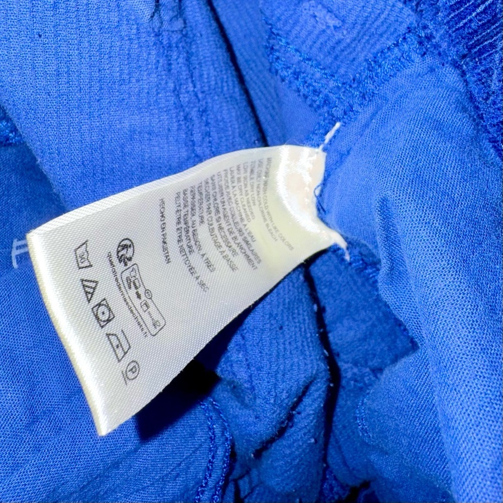 Pilcro Royal Blue Corduroy Straight Leg Jeans - Picture 9 of 10